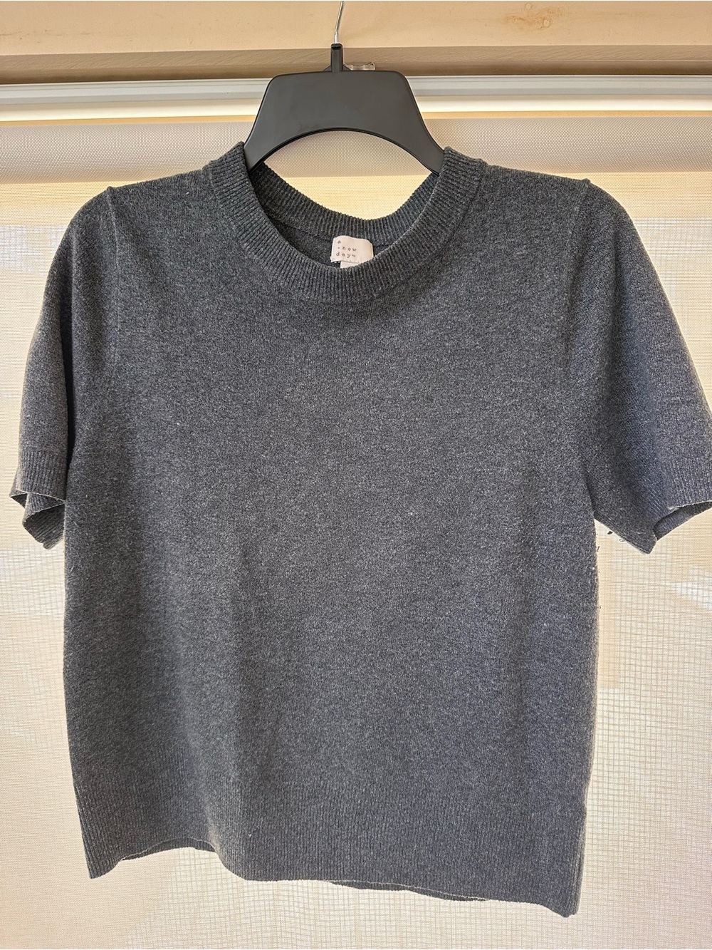 a new day Charcoal Crewneck Knit Sweater